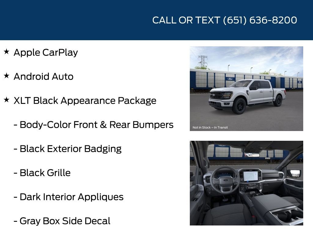 New 2025 Ford F150 XLT w/ Equipment Group 302A MID image 5