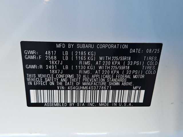 Used 2025 Subaru Crosstrek 2.5i Limited w/ Crosstrek Mirror Package AWD/4WD image 25