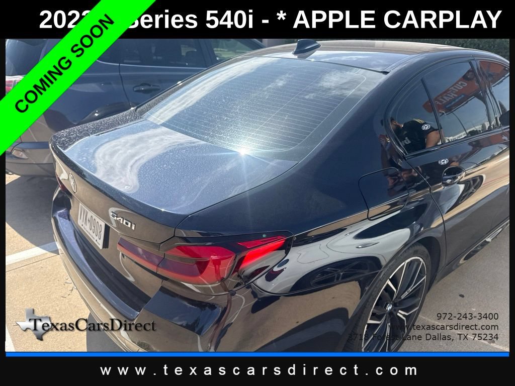 Used 2022 BMW 540i w/ M Sport Package RWD image 2