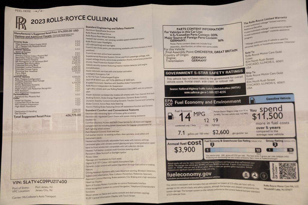 Used 2023 Rolls-Royce Cullinan image 38