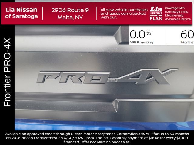 New 2026 Nissan Frontier PRO-4X w/ Pro Premium Package image 4