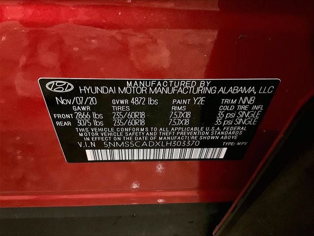 Used 2020 Hyundai Santa Fe Limited AWD/4WD image 32
