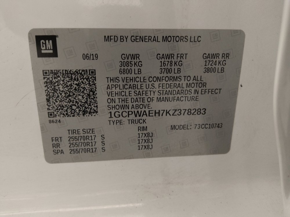 Used 2019 Chevrolet Silverado 1500 W/T w/ WT Safety Package RWD image 33