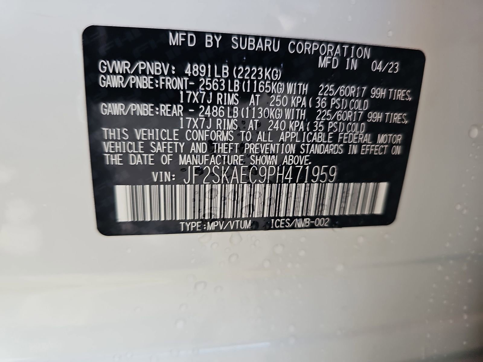 Certified 2023 Subaru Forester Premium image 39