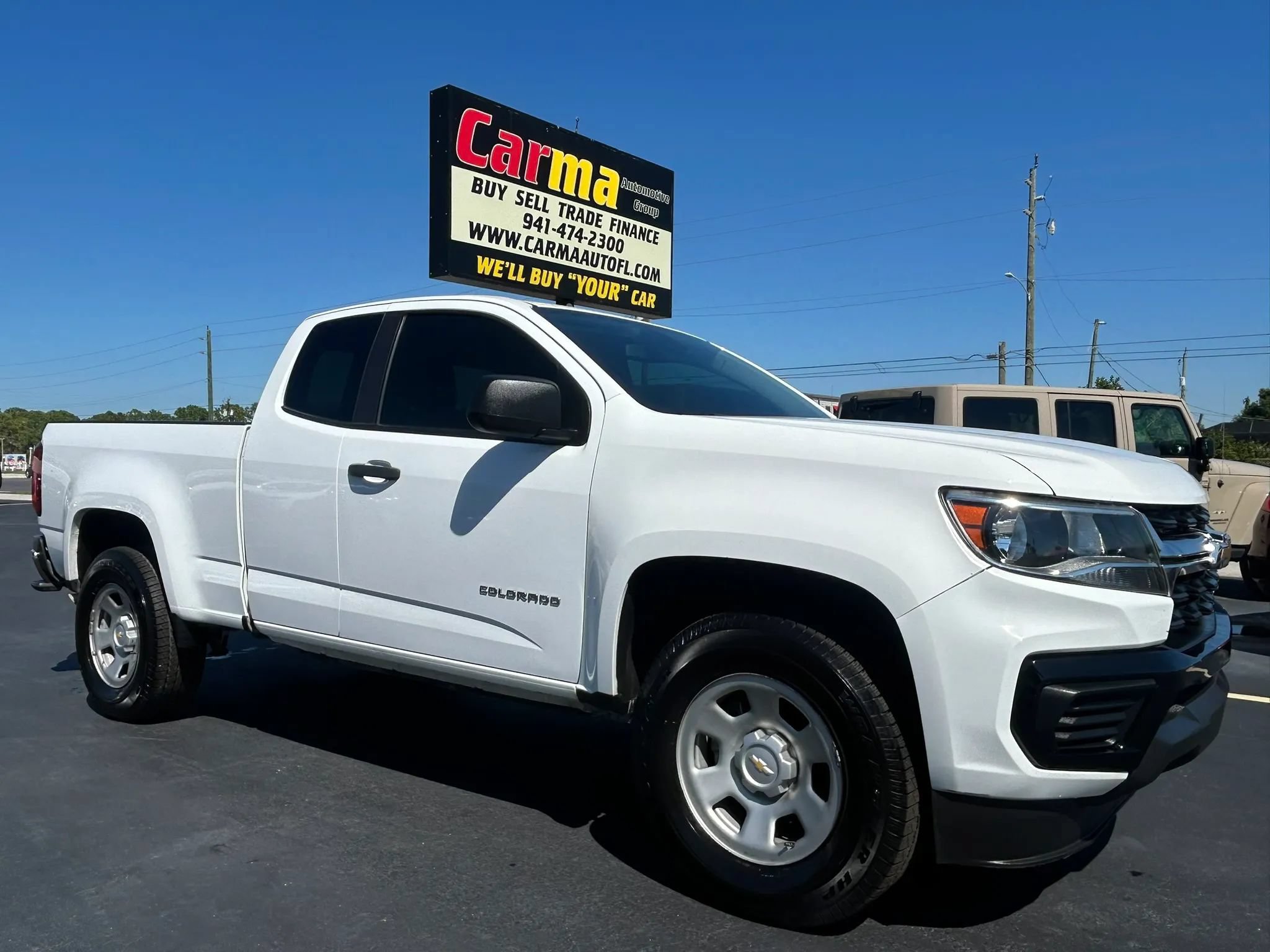 Used 2021 Chevrolet Colorado W/T w/ WT Convenience Package RWD image 8