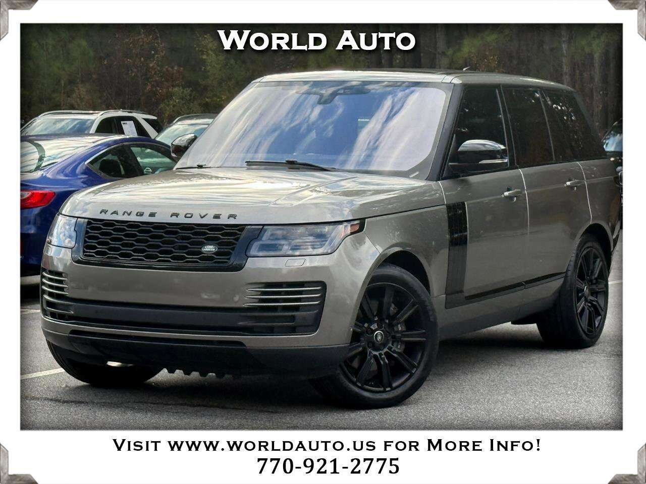 Used 2018 Land Rover Range Rover HSE