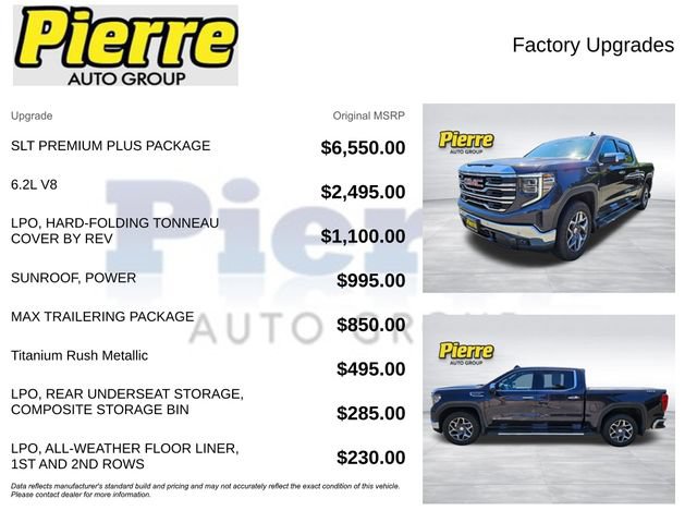Used 2022 GMC Sierra 1500 SLT w/ SLT Premium Plus Package AWD/4WD image 12