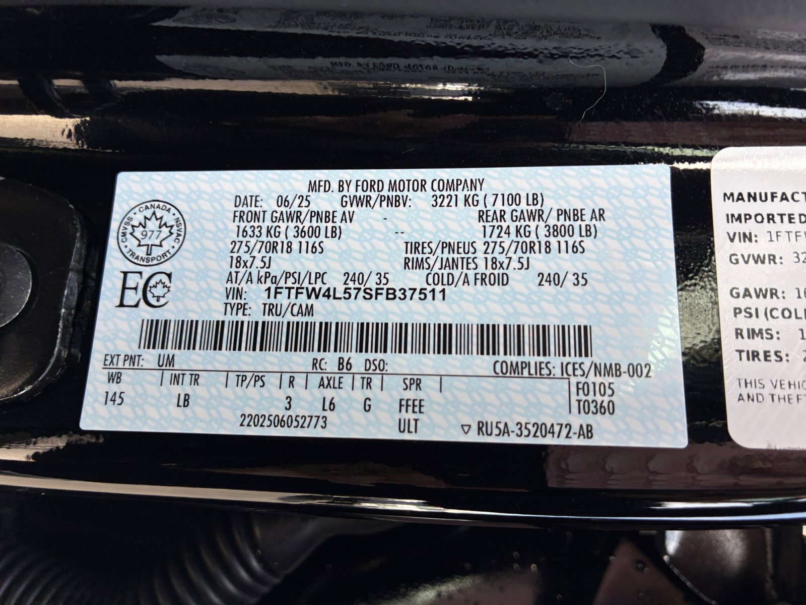 Used 2025 Ford F150 Tremor w/ Mobile Office Package image 25