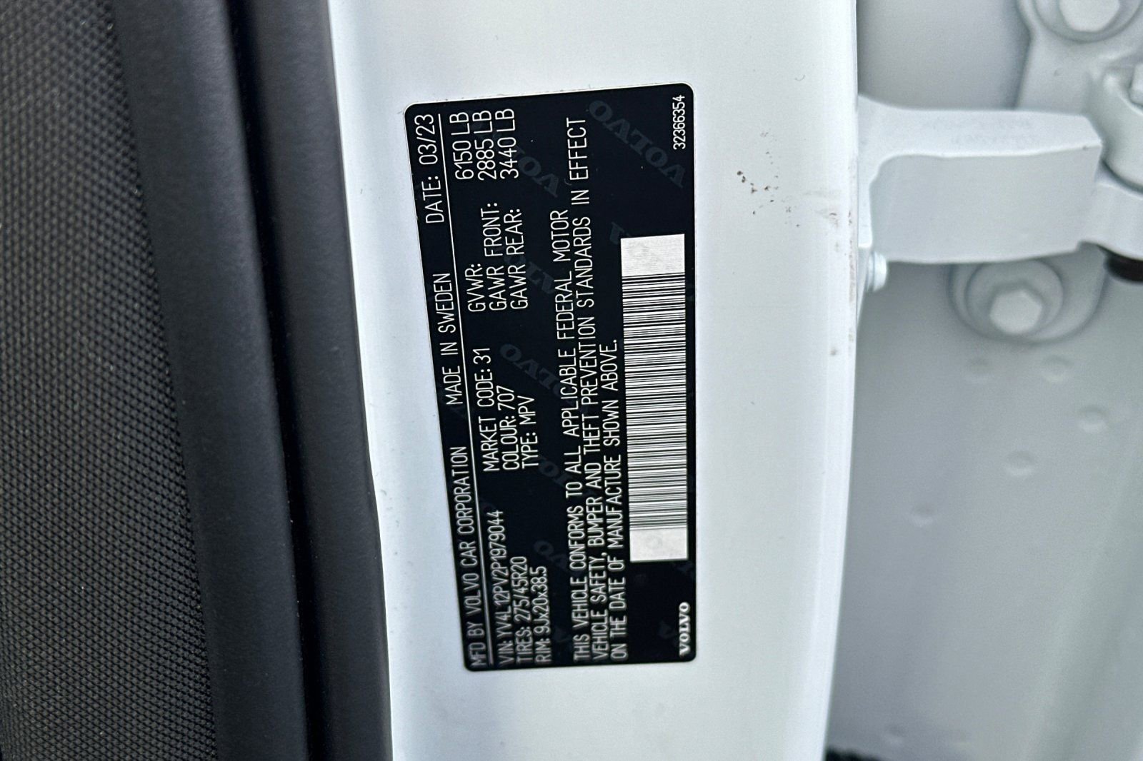 Certified 2023 Volvo XC90 B5 Core w/ Climate Package image 31