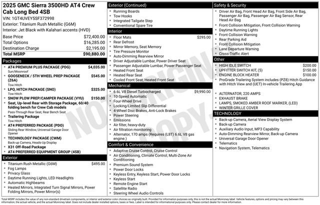 Used 2025 GMC Sierra 3500 AT4 w/ AT4 Premium Plus Package image 40