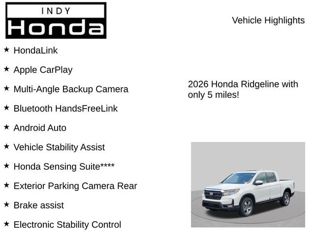 New 2026 Honda Ridgeline RTL image 7