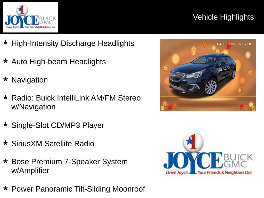 Certified 2016 Buick Envision Premium w/ Driver Confidence Package AWD/4WD image 25