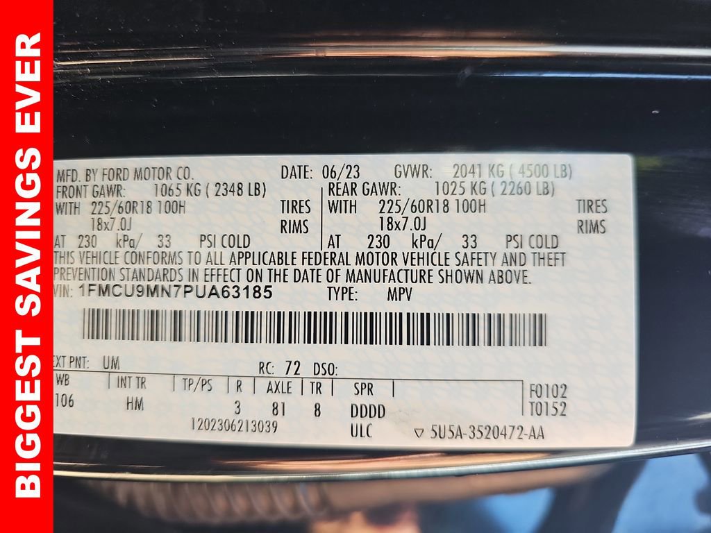 Used 2023 Ford Escape ST-Line image 42