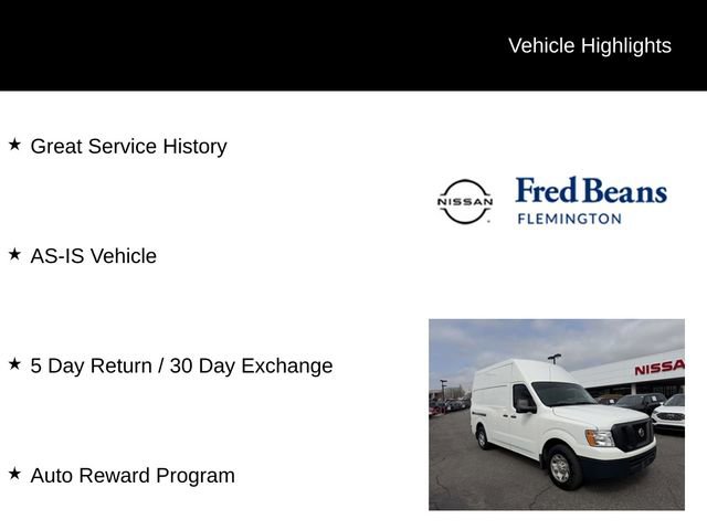 Used 2018 Nissan NV 2500 SV w/ Navigation Package image 5