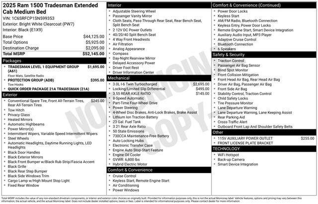 Certified 2025 RAM 1500 Tradesman image 56