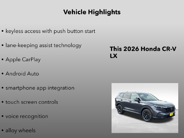New 2026 Honda CR-V LX image 10