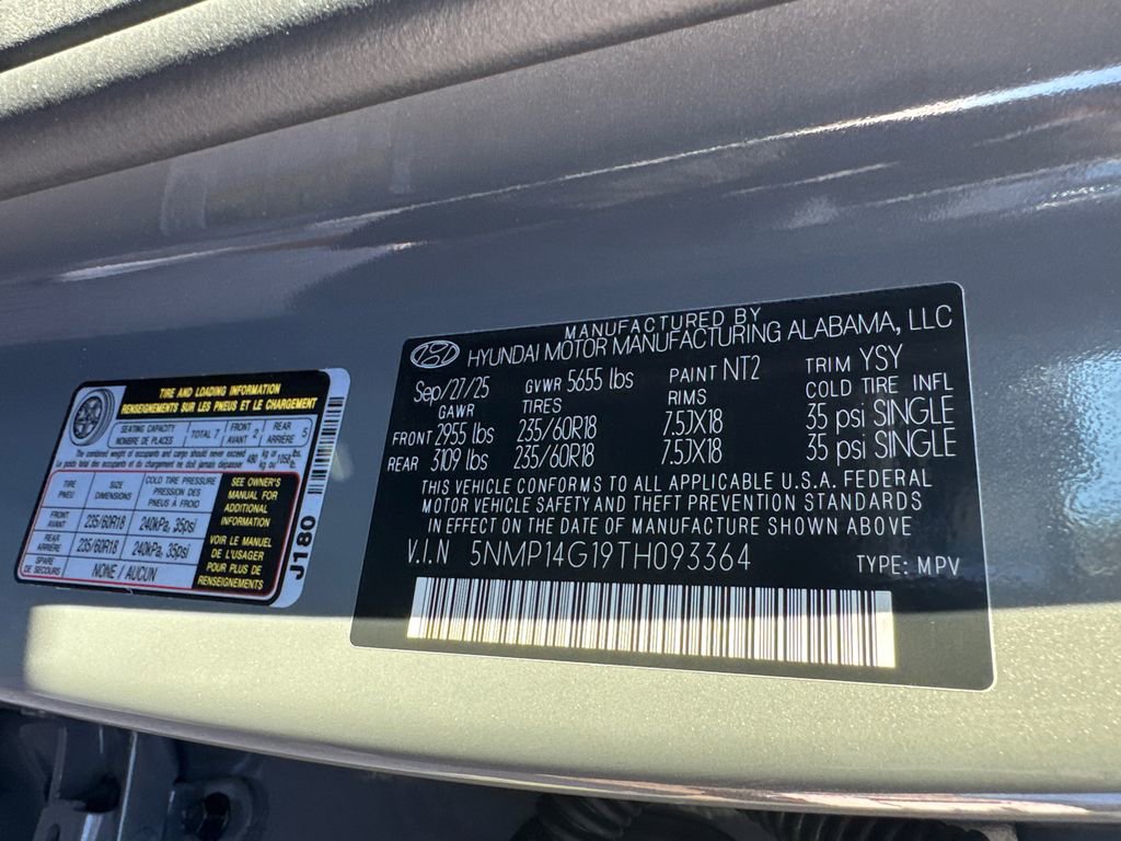 New 2026 Hyundai Santa Fe SE image 21