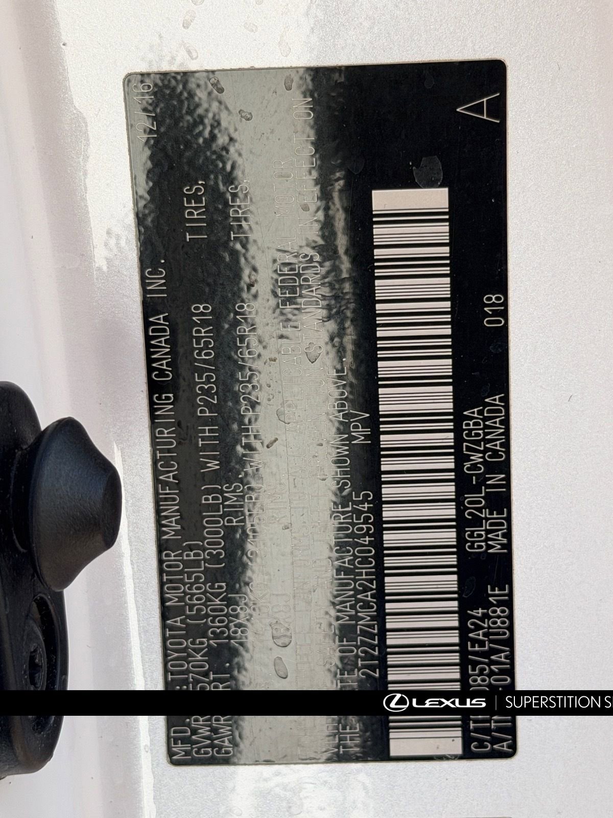 Used 2017 Lexus RX 350 350 w/ Accessory Package image 30