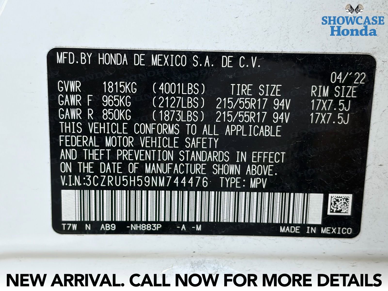 Used 2022 Honda HR-V EX image 14