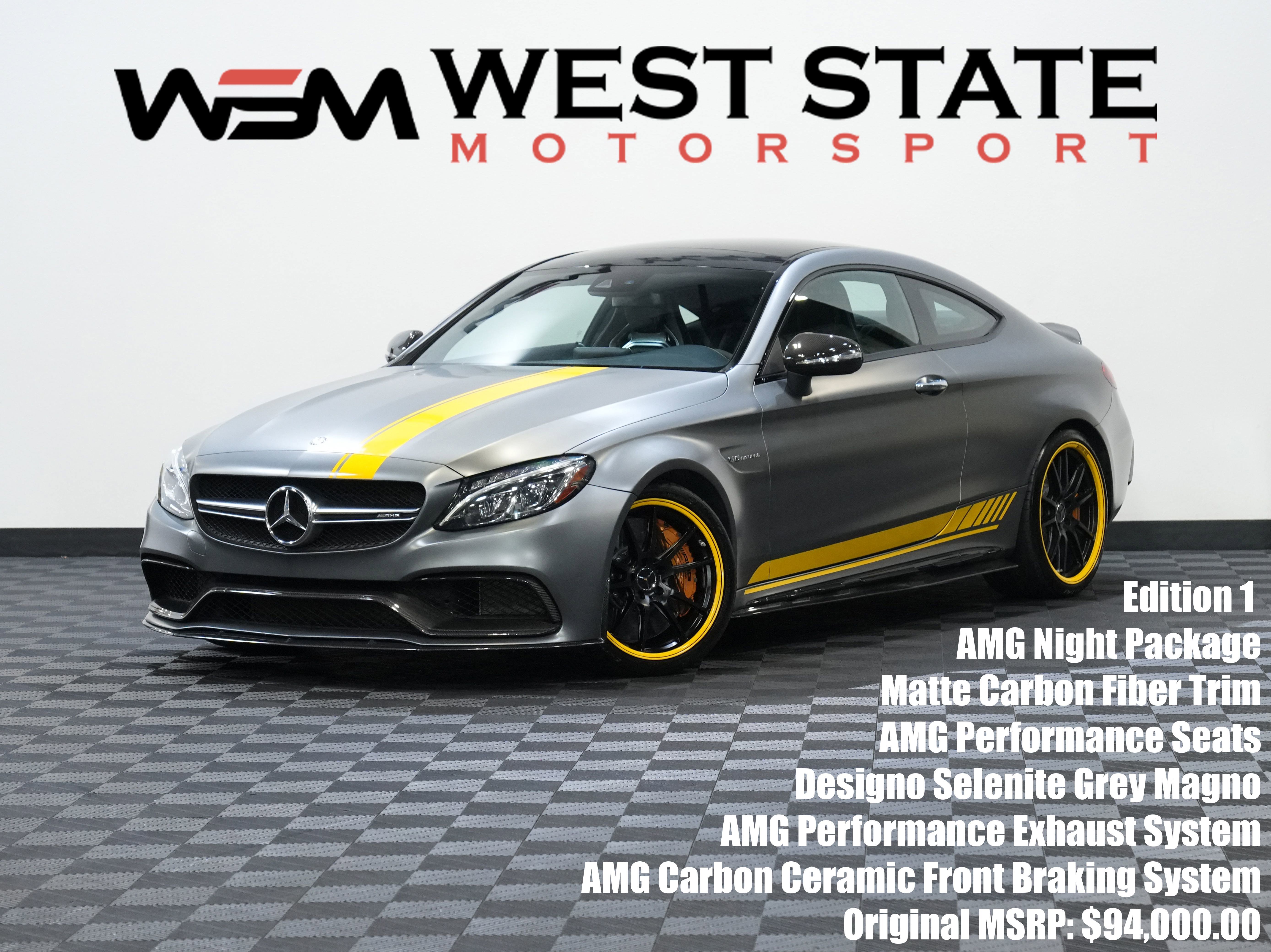 Used 2017 Mercedes-Benz C 63 AMG S w/ Edition 1 (Discontinued) image 1