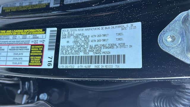 New 2026 Toyota Tacoma TRD Off-Road image 36