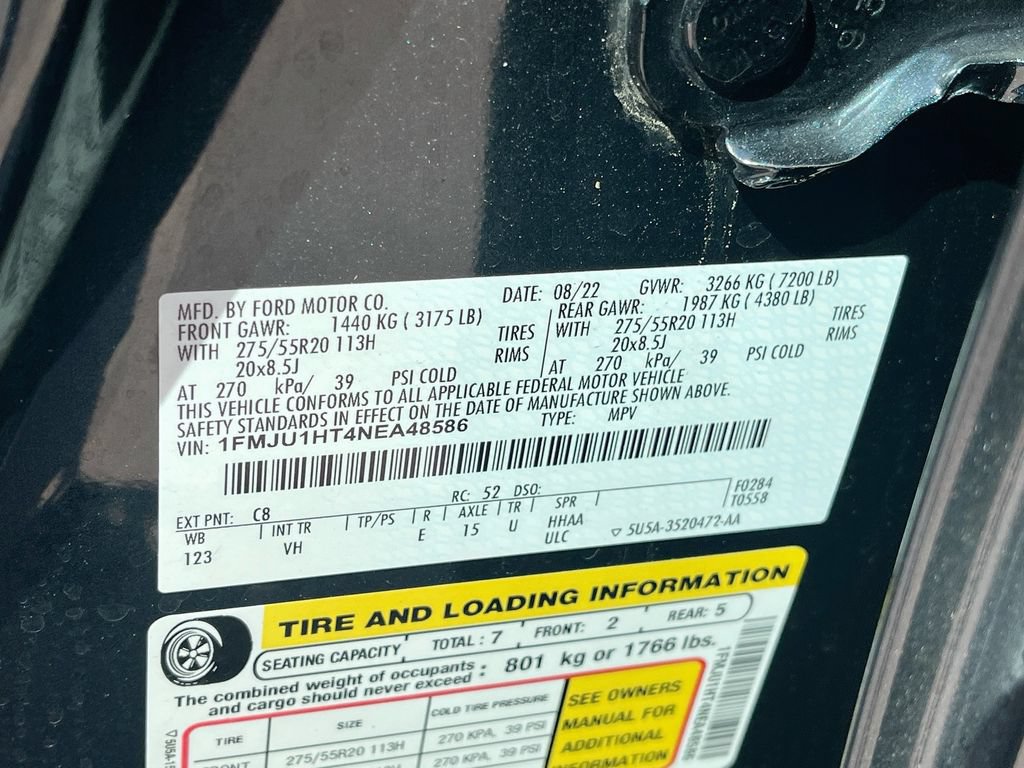 Used 2022 Ford Expedition XLT RWD image 33
