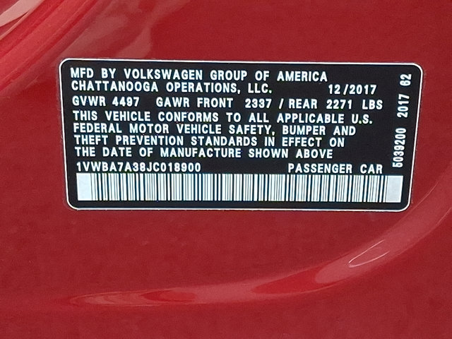 Used 2018 Volkswagen Passat 2.0T SE FWD image 27