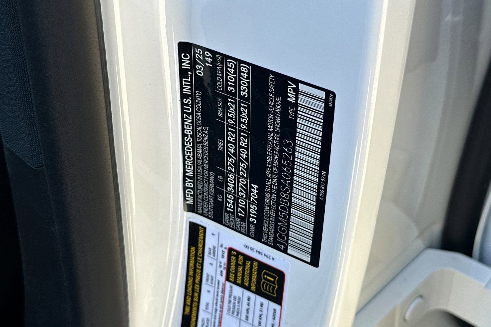 New 2025 Mercedes-Benz EQE AMG 4MATIC SUV image 23