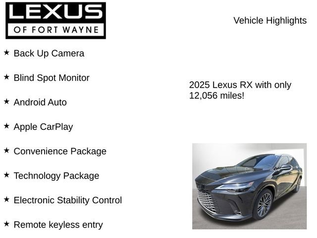 Used 2025 Lexus RX 350 AWD/4WD image 7