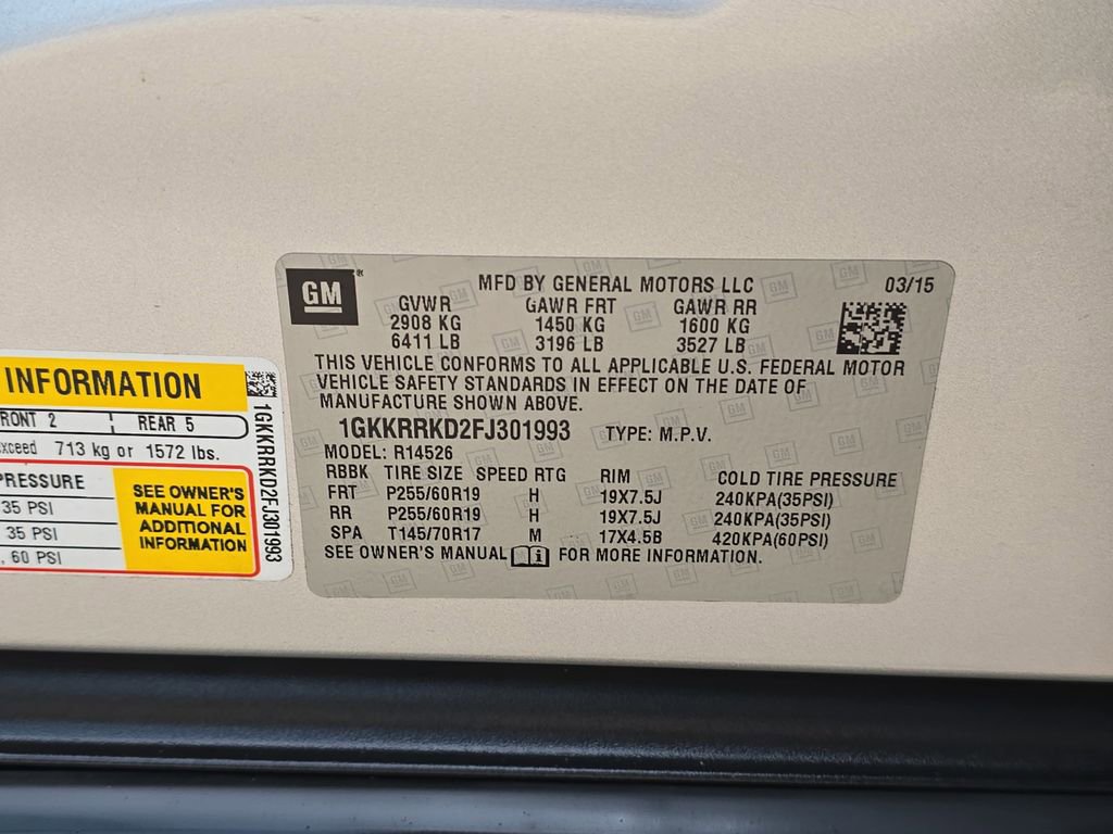 Used 2015 GMC Acadia SLT w/ Open Road Package image 36