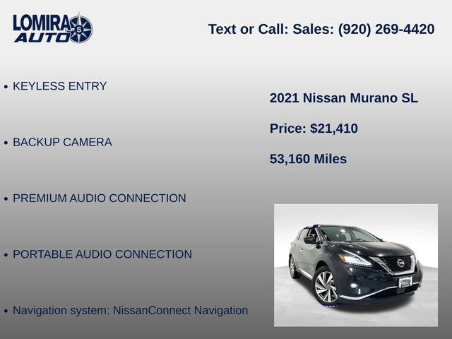 Used 2021 Nissan Murano SL AWD/4WD image 14