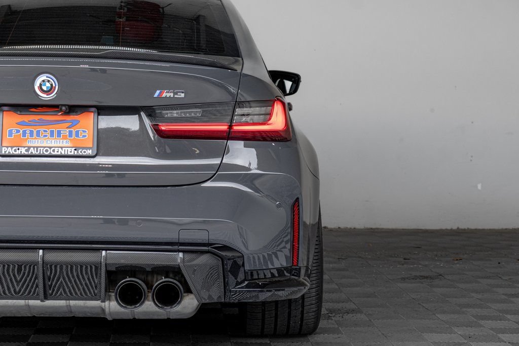 Used 2023 BMW M3 w/ M Carbon Exterior Package RWD image 17