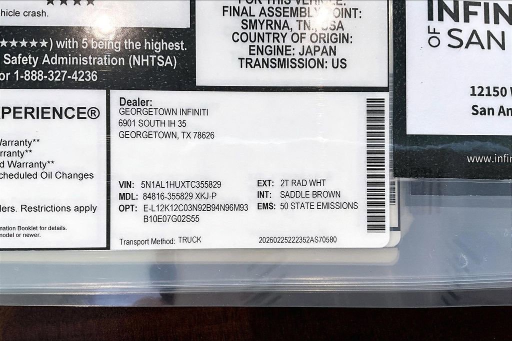 New 2026 INFINITI QX60 Autograph w/ Dark Cargo Package image 42