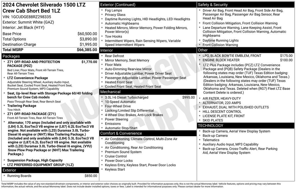 Used 2024 Chevrolet Silverado 1500 LTZ image 36