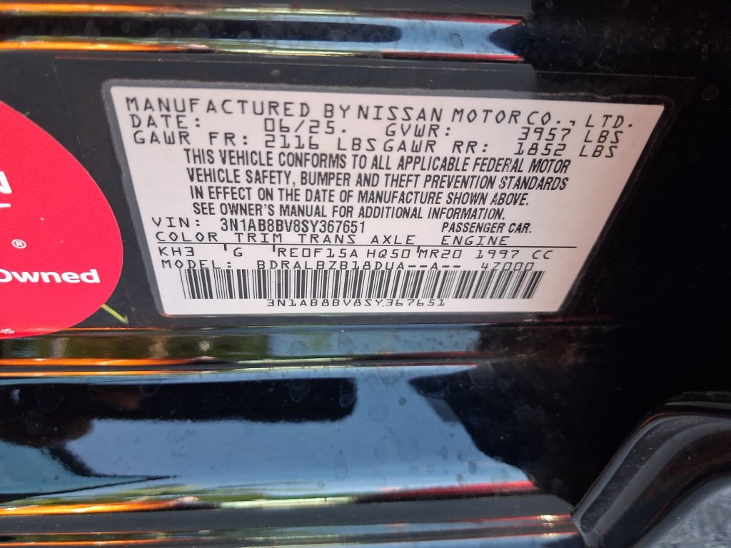 Certified 2025 Nissan Sentra S FWD image 31
