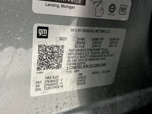 Certified 2025 Chevrolet Traverse RS w/ LPO, Floor Liner Package image 35