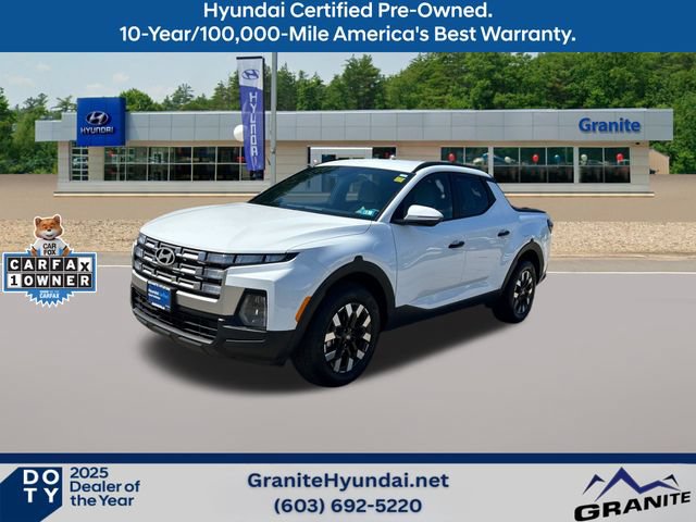 Certified 2025 Hyundai Santa Cruz SEL