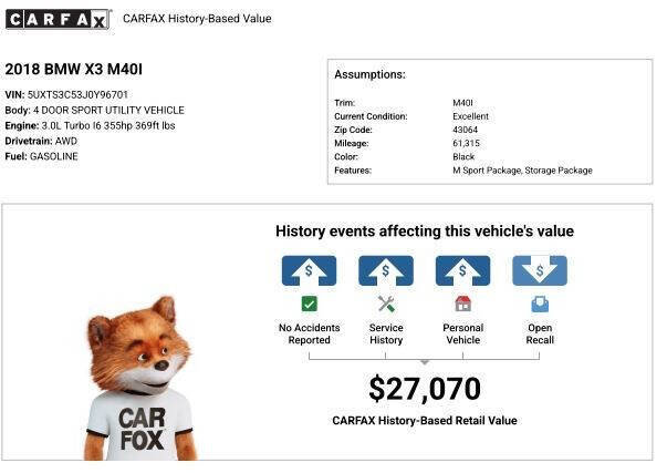 Used 2018 BMW X3 M40i image 15