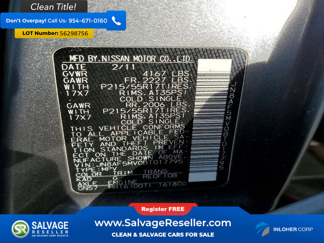 Used 2011 Nissan Juke SL AWD/4WD image 16
