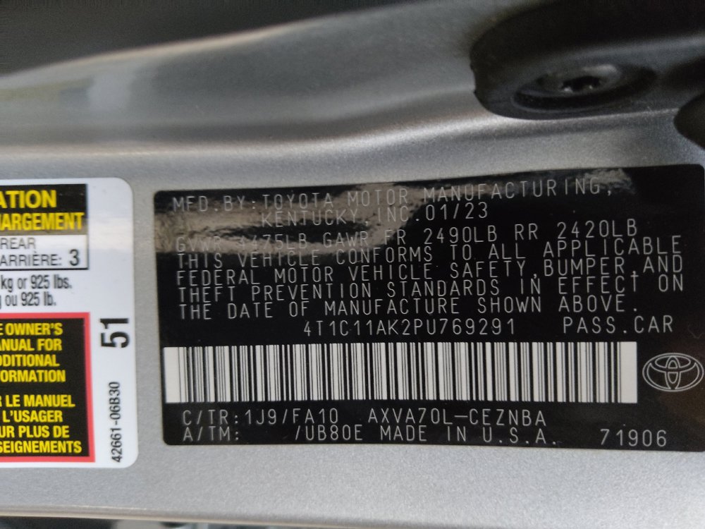 Used 2023 Toyota Camry LE FWD image 33