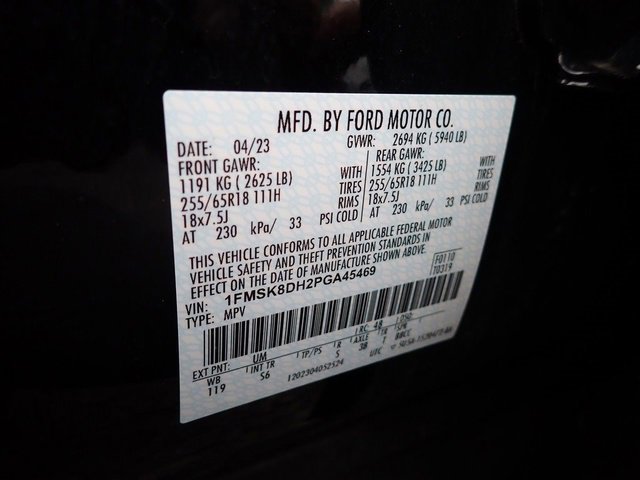 Certified 2023 Ford Explorer XLT w/ Equipment Group 202A image 22