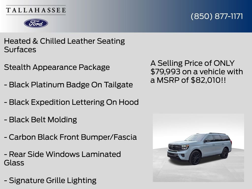New 2025 Ford Expedition Platinum w/ Stealth Appearance Package image 11