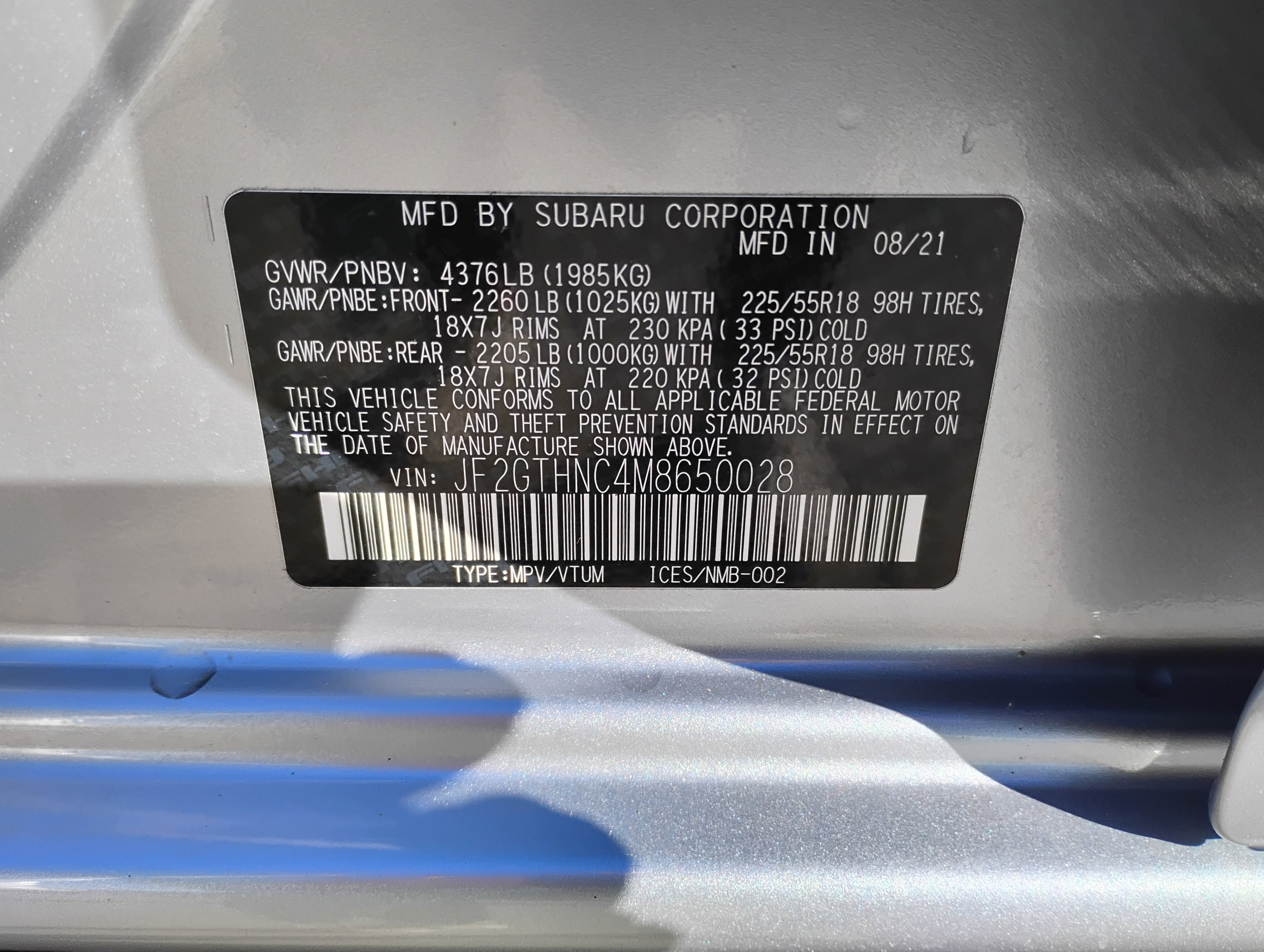 Used 2021 Subaru Crosstrek 2.5i Limited w/ Moonroof Package 2 image 37