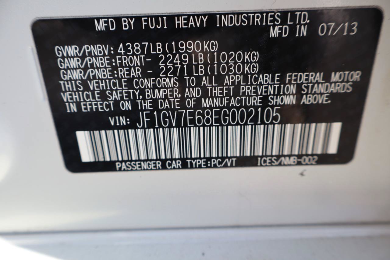 Used 2014 Subaru Impreza WRX Sedan AWD/4WD image 36