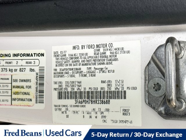 Used 2017 Ford Fusion SE w/ Fusion SE Technology Package FWD image 37
