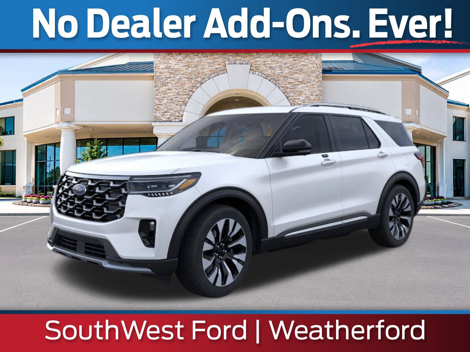New 2026 Ford Explorer Platinum w/ LUX Leather Package