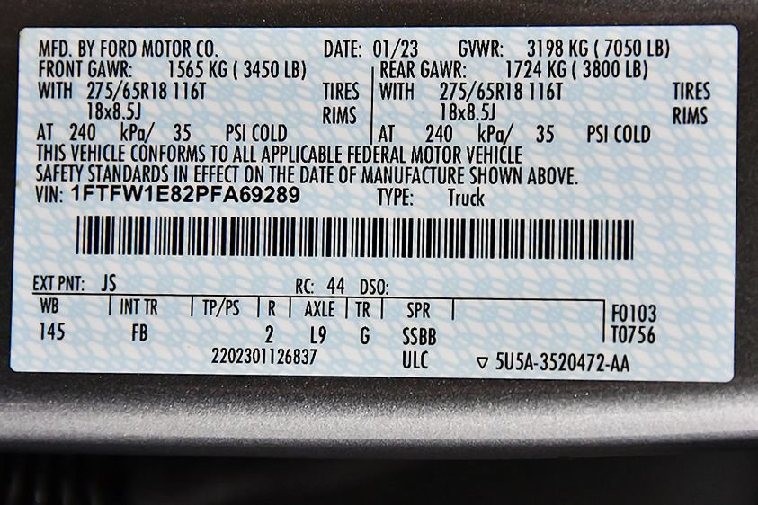 Used 2023 Ford F150 XLT w/ Equipment Group 302A High AWD/4WD image 17