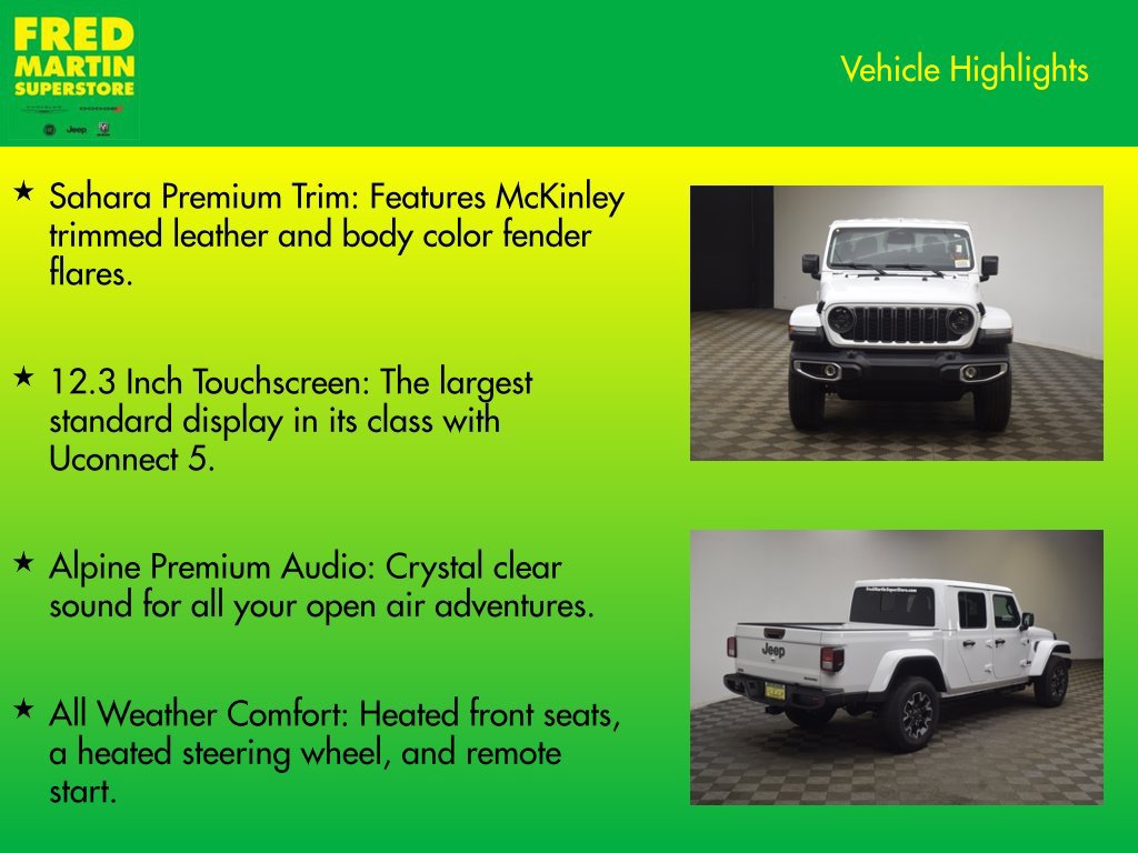 New 2026 Jeep Gladiator Sport AWD/4WD image 14