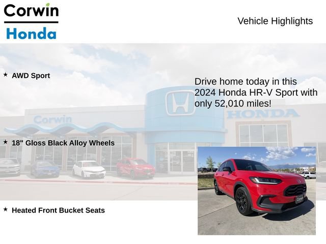 Used 2024 Honda HR-V Sport image 6