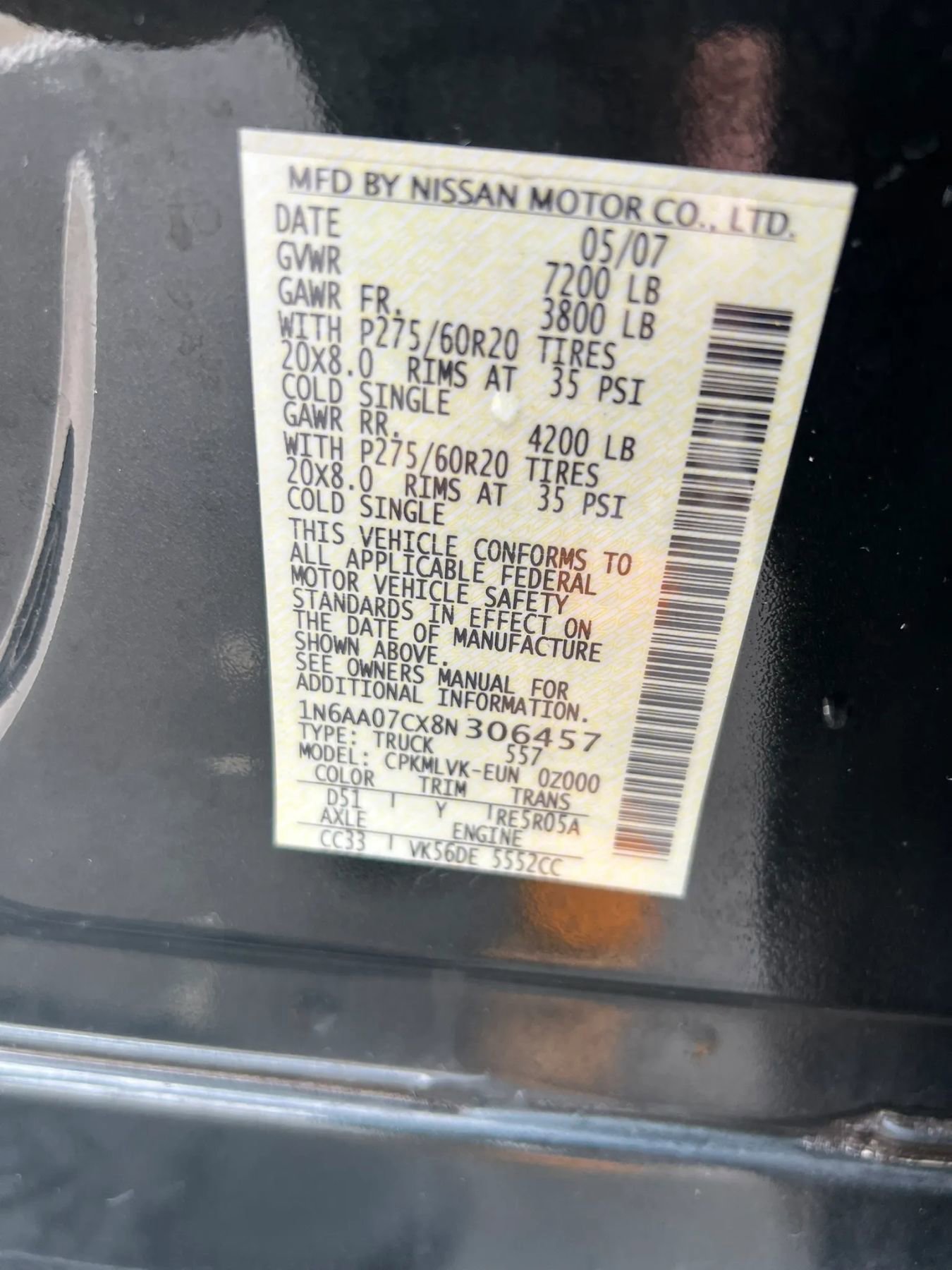 Used 2008 Nissan Titan LE w/ Tow Pkg image 30